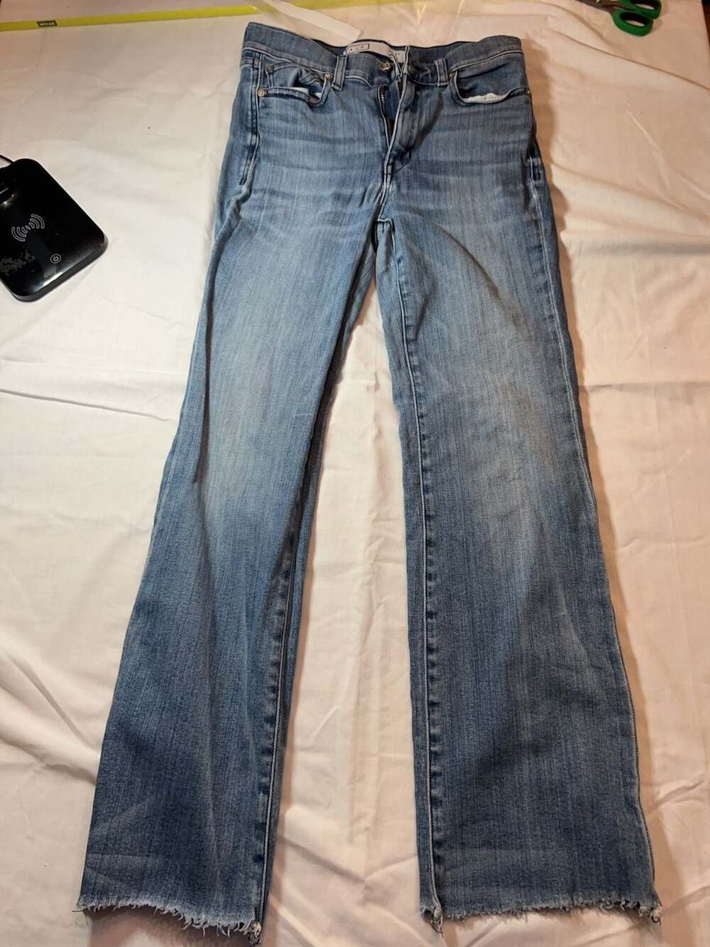 AYR The Pop Raw Hem Jeans Size 27